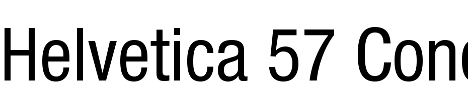 Helvetica 57 Condensed Polices Telecharger